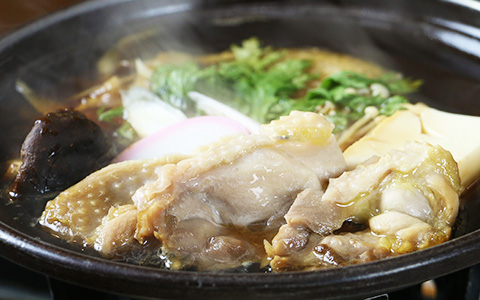 会津地鶏のすき焼き